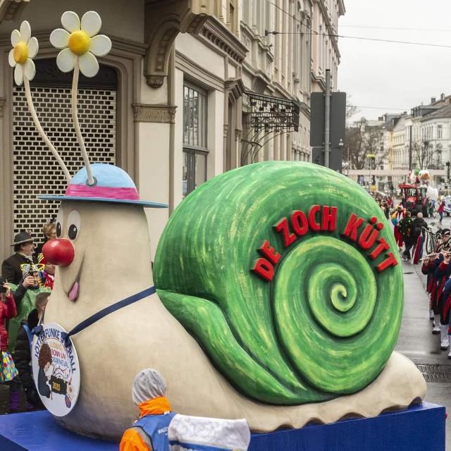 Ein Inklusionswagen f�r den Rosenmontagszug