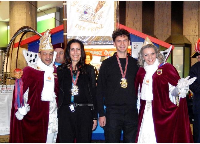 Bonner Prinzenpaar mit Frau Greeven sowie Herr Posch, GALERIA Karstadt Kaufhof